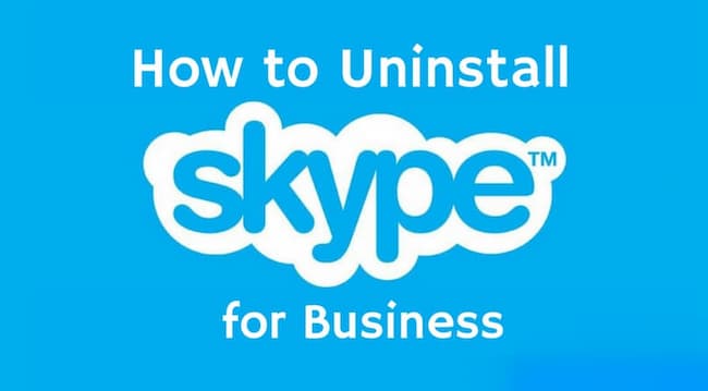 unistall skype for business mac